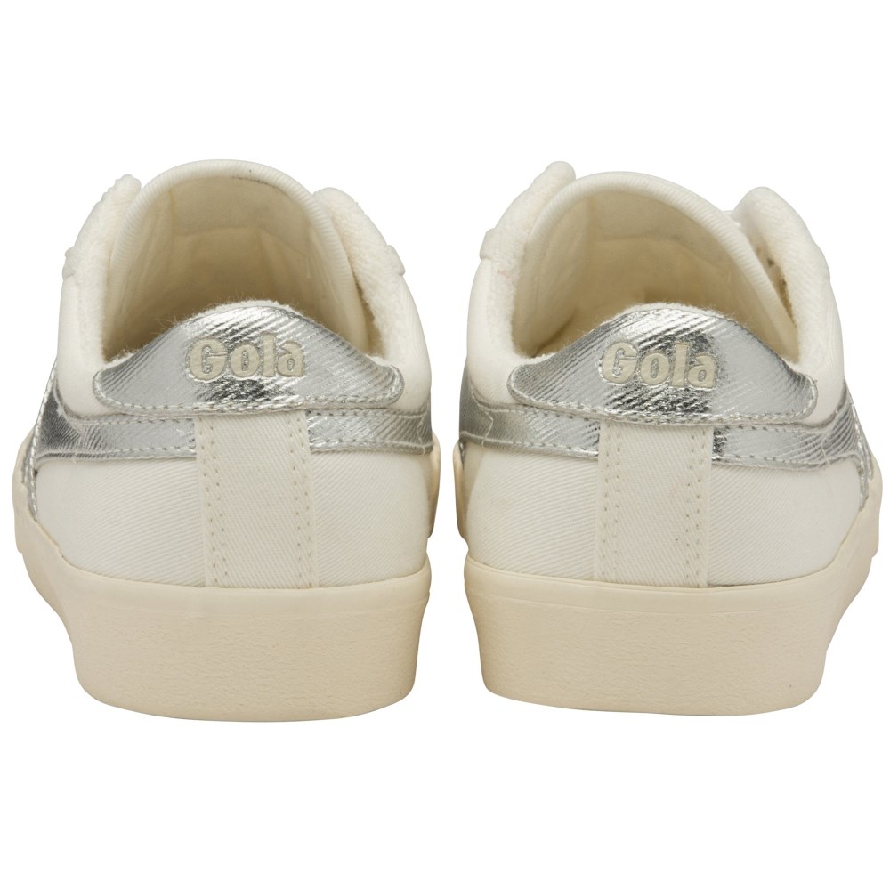 Gola Classics Women's Tennis Mark Cox Sneakers - Off White/Silver