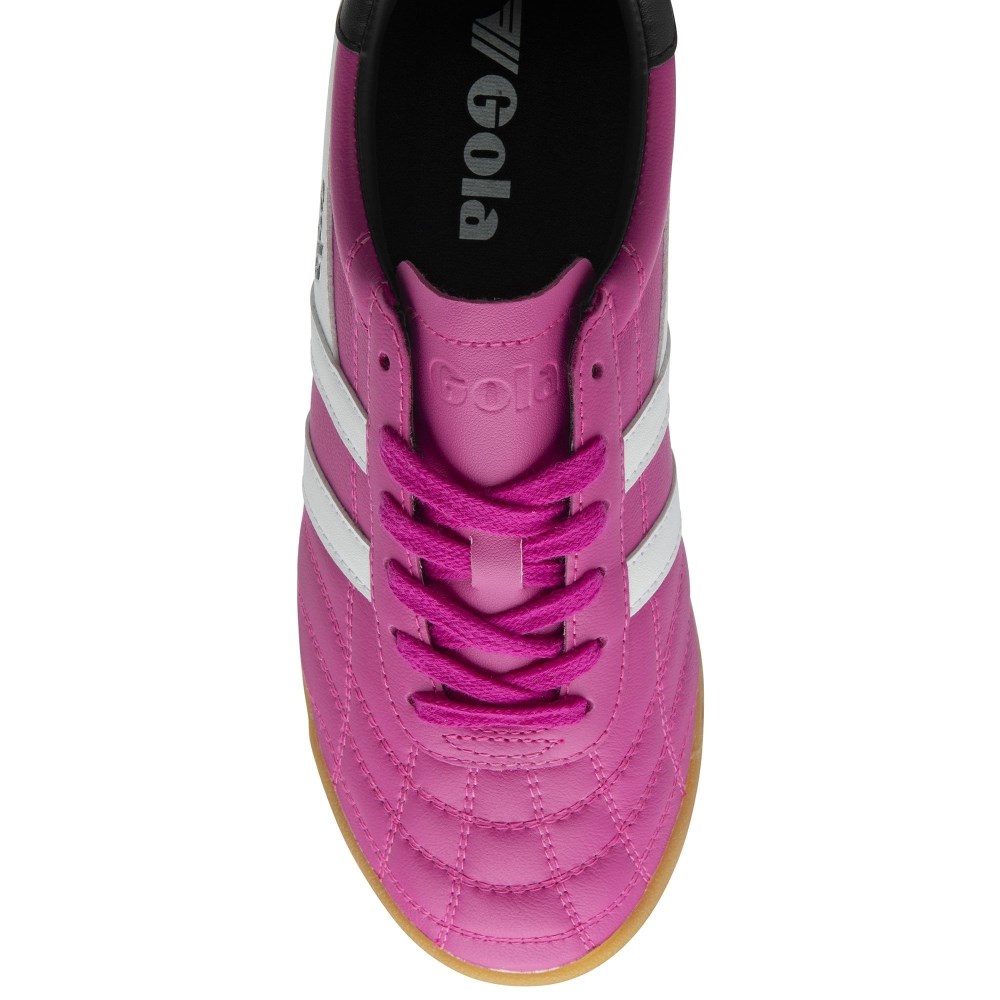 Gola Classics Women's Stadium Sneakers - Shocking Pink/White/Black
