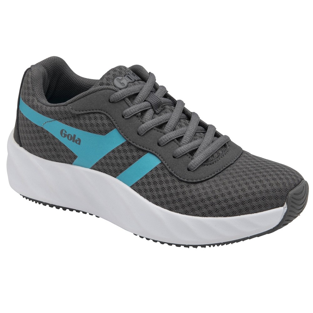 Gola Performance Women's Draken Sneakers - Charcoal/Teal