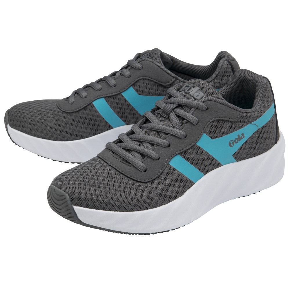 Gola Performance Women's Draken Sneakers - Charcoal/Teal