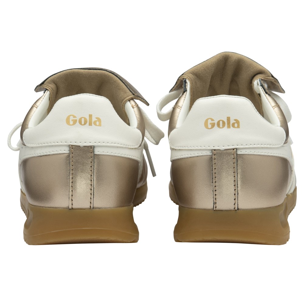 Gola Classics Women's Stadium '86 Sneakers - Gold/Off White