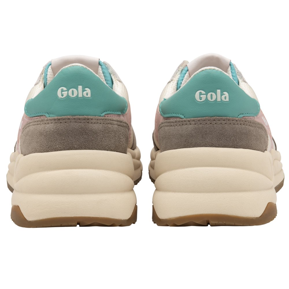 Gola Classics Women's Jupiter Sneakers - Off White/Rhino/Chalk Pink