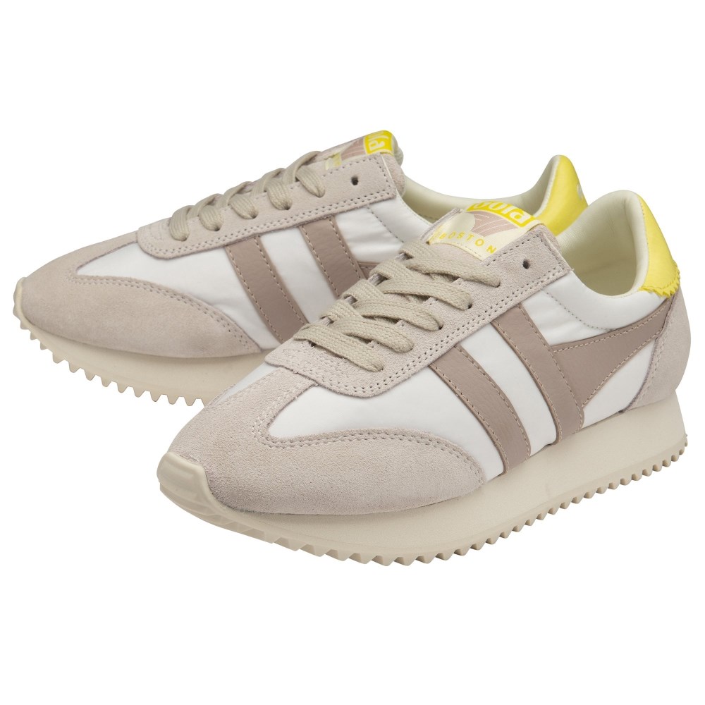 Gola Classics Women's Boston '78 Sneakers - Off White/Blossom/Limelight