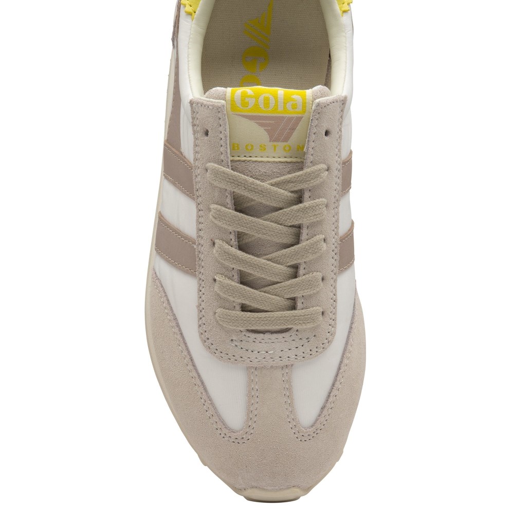 Gola Classics Women's Boston '78 Sneakers - Off White/Blossom/Limelight