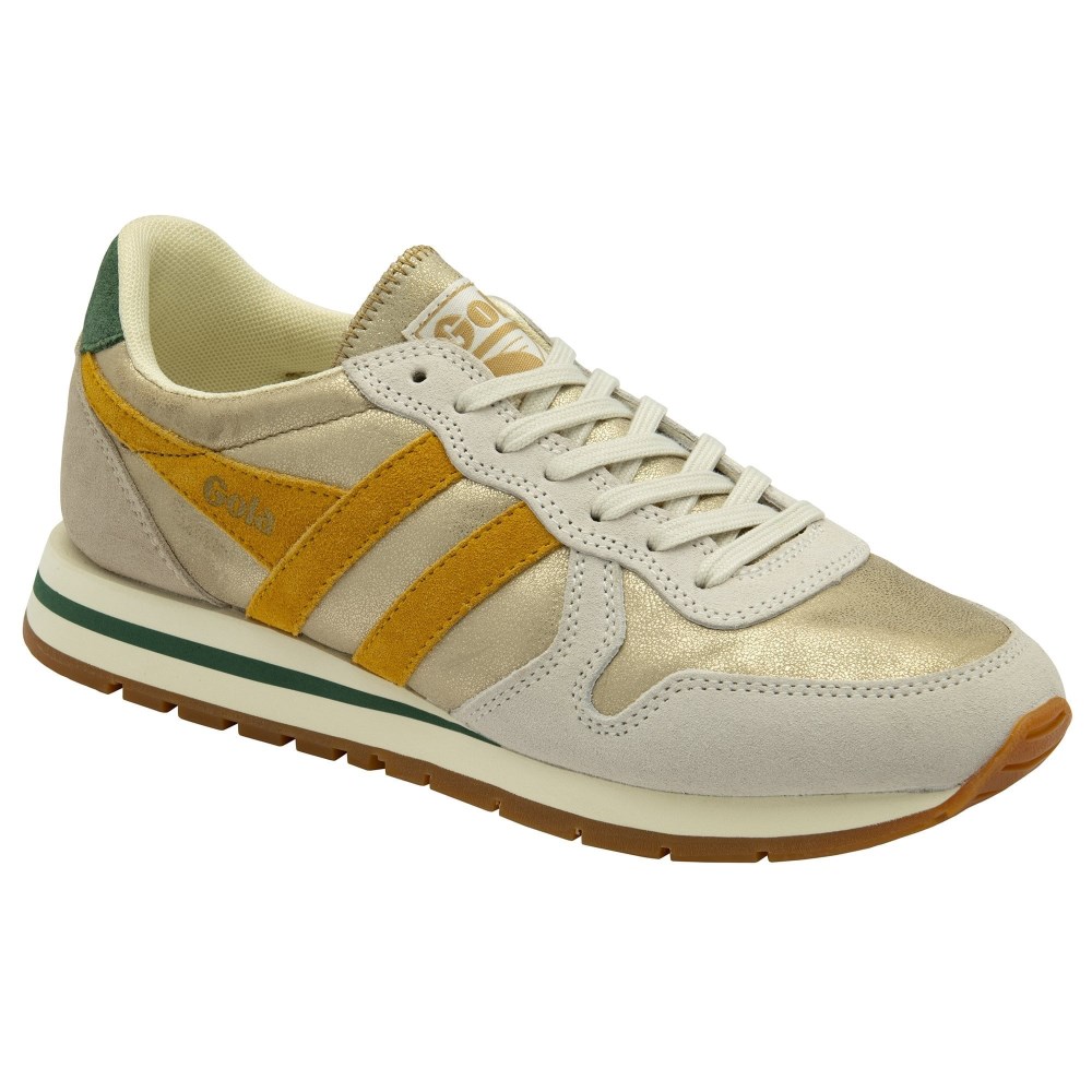 Gola Classics Women's Daytona Blaze Sneakers - Gold/Sun/Evergreen
