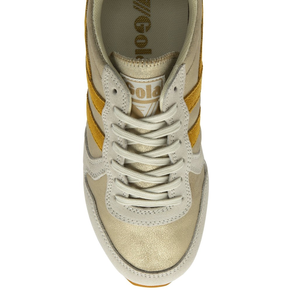 Gola Classics Women's Daytona Blaze Sneakers - Gold/Sun/Evergreen