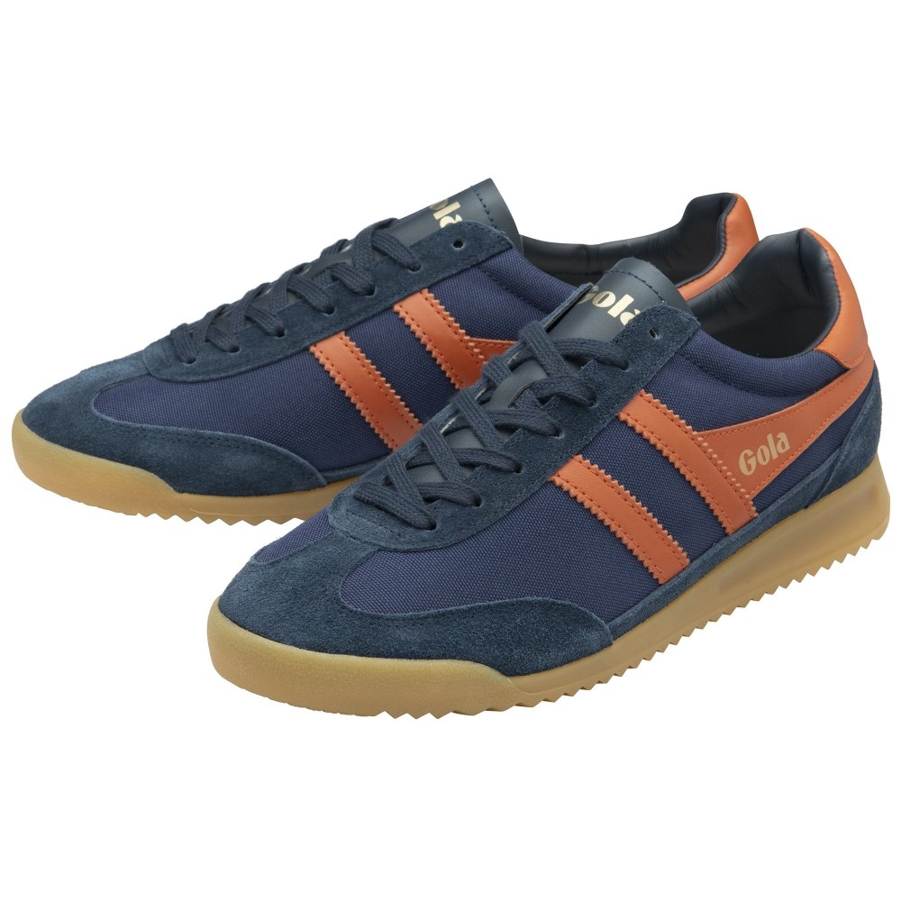 Gola Classics Men's Tornado Sneakers - Navy/Moody Orange