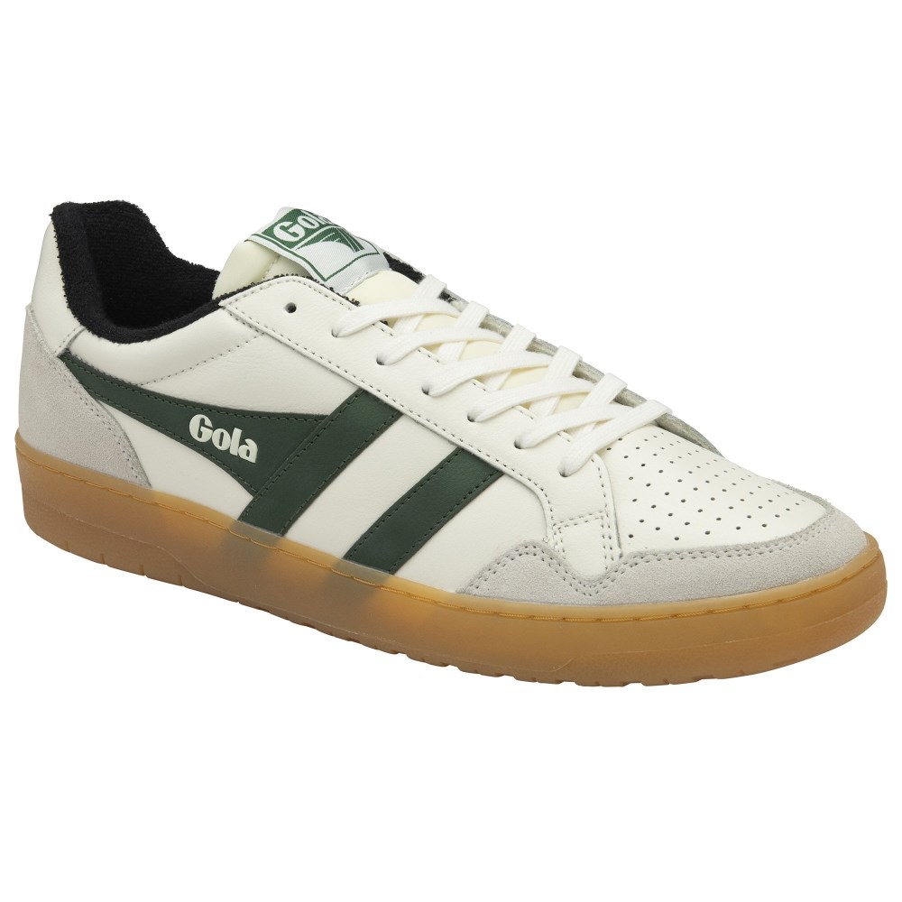 Gola Classics Men's Eagle '86 Sneakers - Off White/Evergreen/Black/Gum