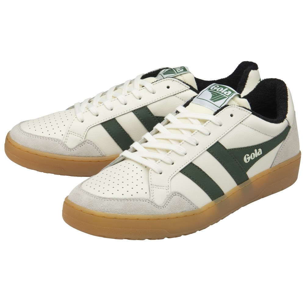 Gola Classics Men's Eagle '86 Sneakers - Off White/Evergreen/Black/Gum