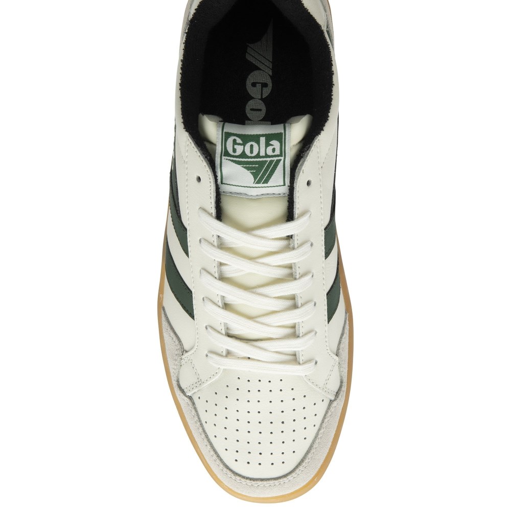 Gola Classics Men's Eagle '86 Sneakers - Off White/Evergreen/Black/Gum