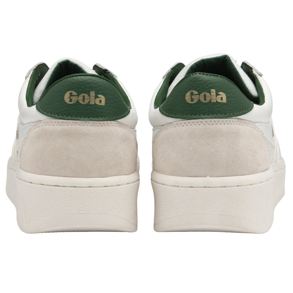 Gola Classics Men's Grandslam Classic Sneakers - White/White/Dark Green