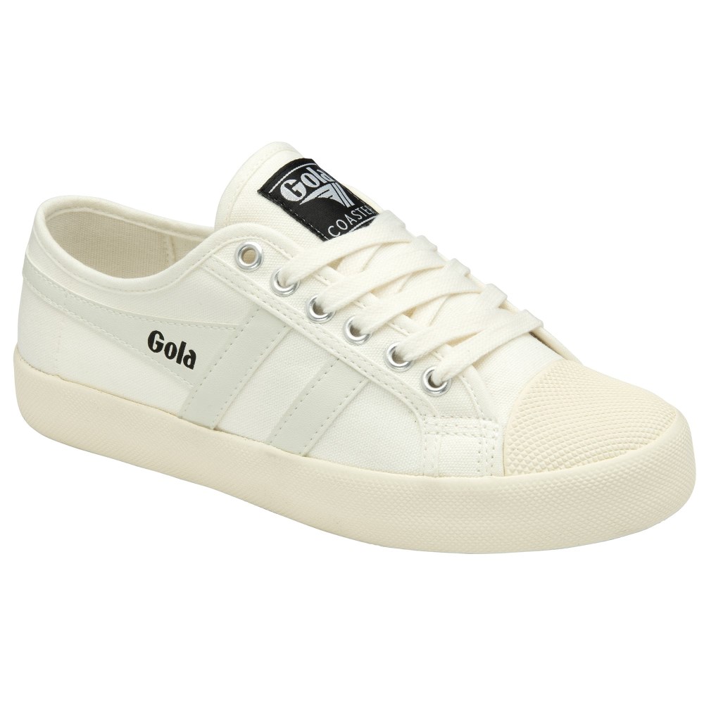 Vegan Gola Classics Women's Coaster - Off White/Off White