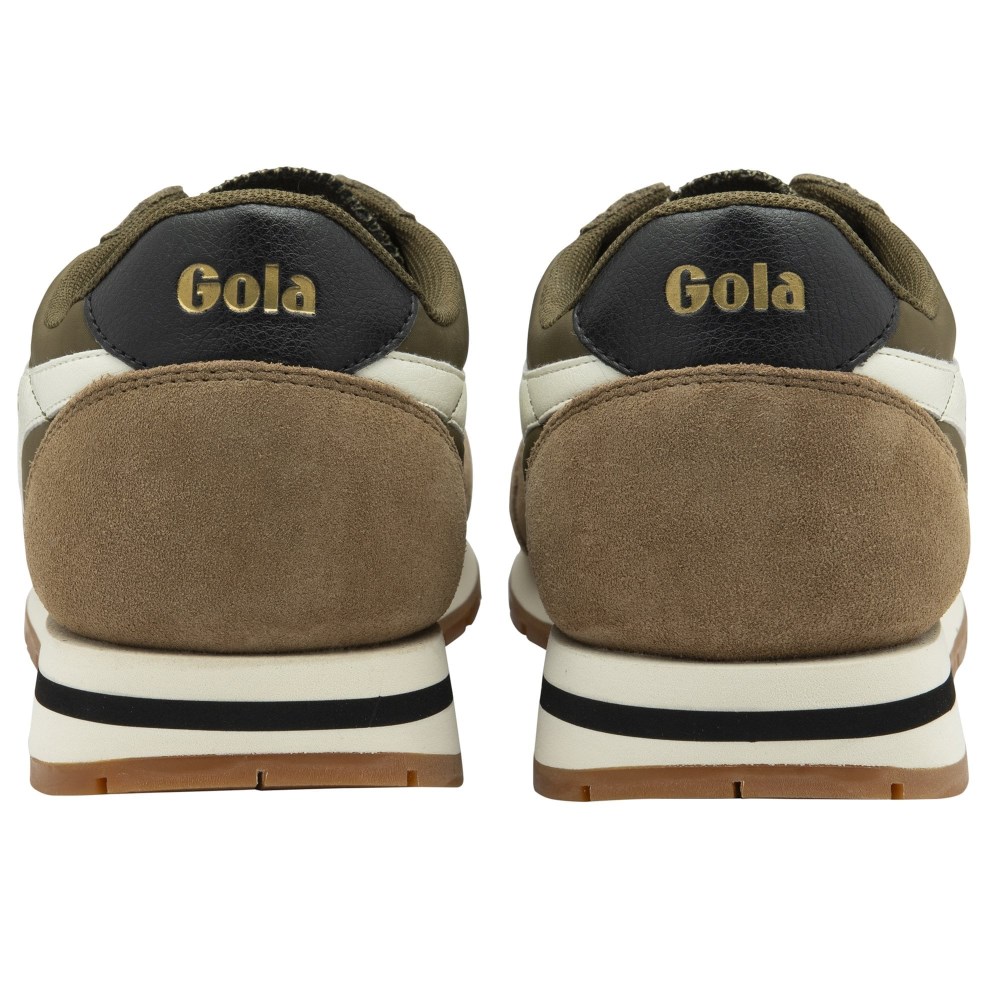 Gola Classics Men's Daytona Chute Sneakers - Khaki/Tobacco/Off White