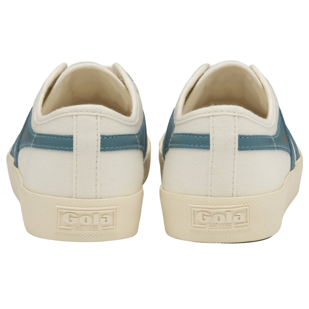 Vegan Gola Classics Women's Coaster - Off White/Ocean