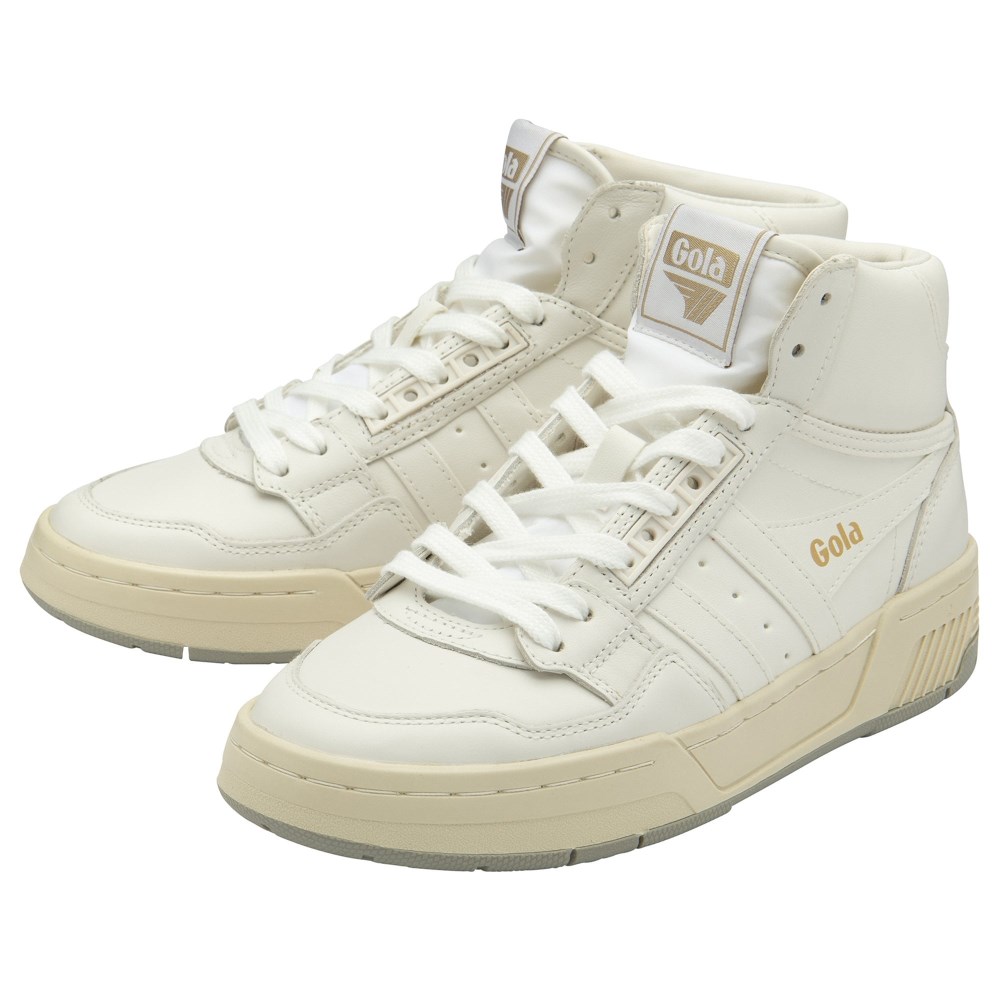 Gola Classics Women's Challenge High Sneakers - White/White/White