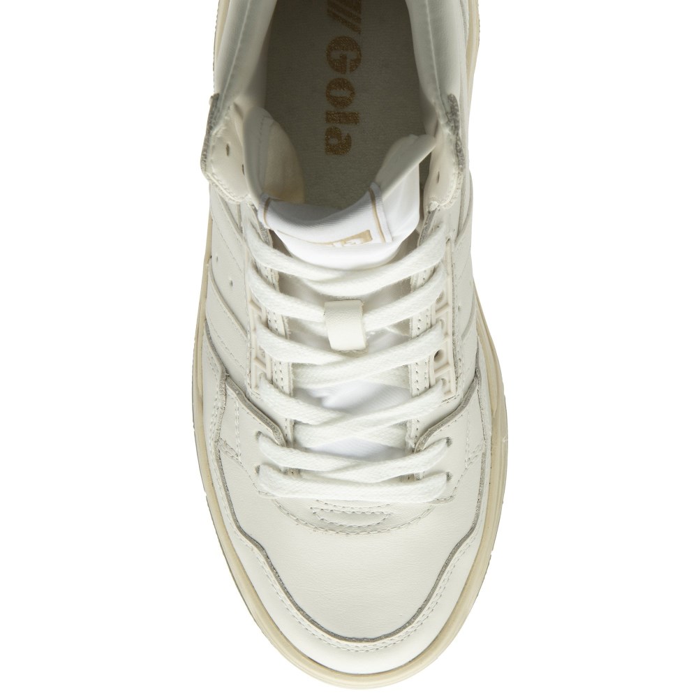 Gola Classics Women's Challenge High Sneakers - White/White/White