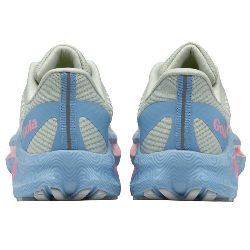 Gola Performance Women's Alzir Speed Sneakers - Light Grey/Vista Blue/Tea Rose