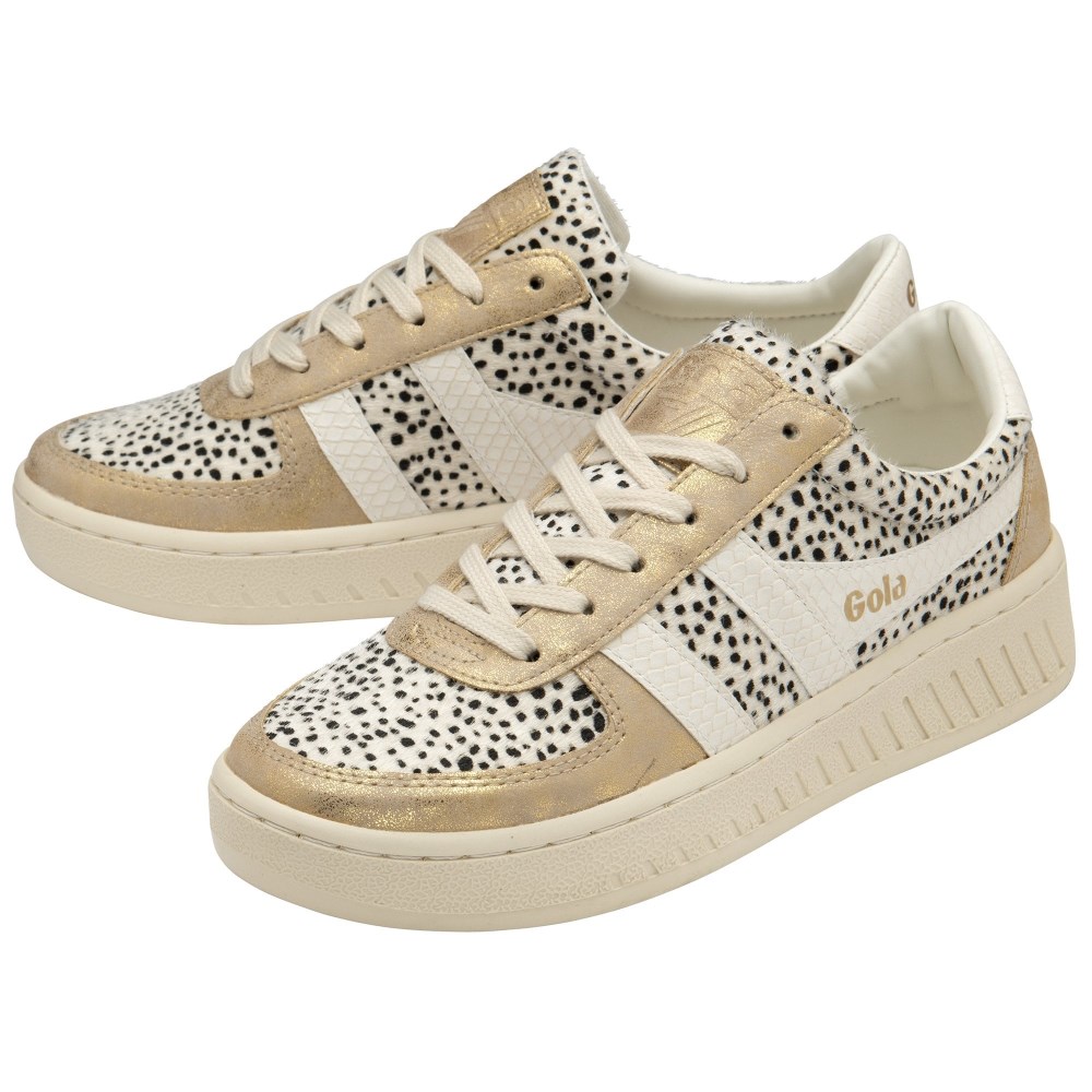 Gola Classics Women's Grandslam Mamba Sneakers - Cheetah/Gold