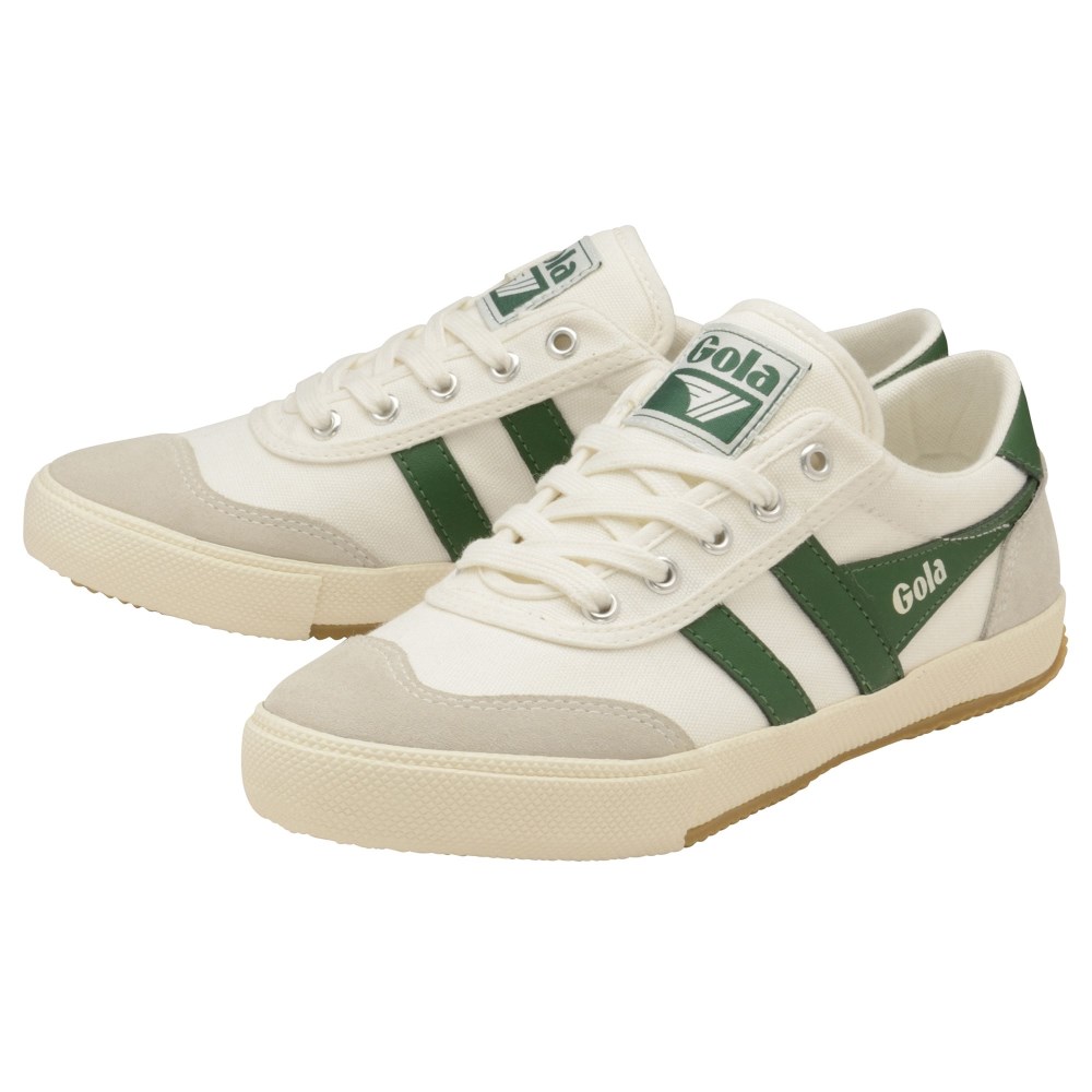 Gola Classics Women's Badminton Sneakers - Off White/Green