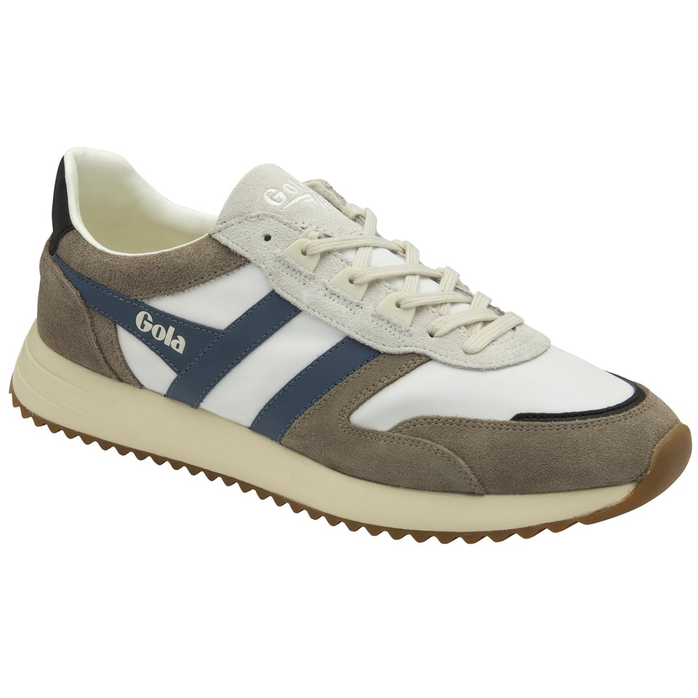 Gola Classics Men's Chicago Sneakers - Off White/Rhino/Moonlight
