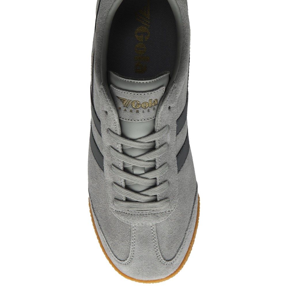 Gola Classics Men's Harrier Suede Sneakers - Cement/Storm