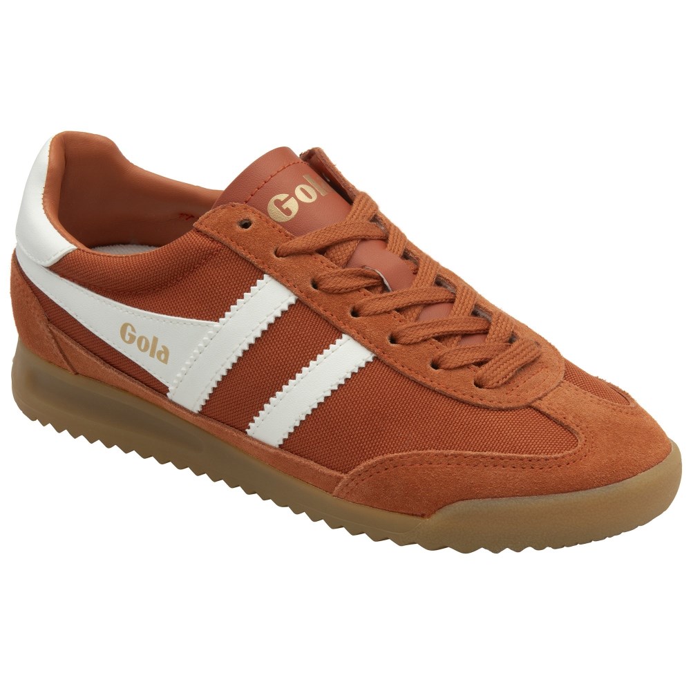 Gola Classics Women's Tornado Sneakers - Moody Orange/Off White