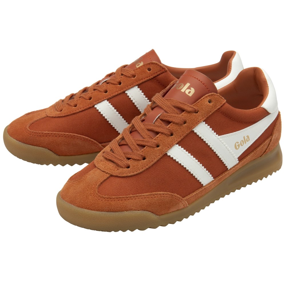Gola Classics Women's Tornado Sneakers - Moody Orange/Off White