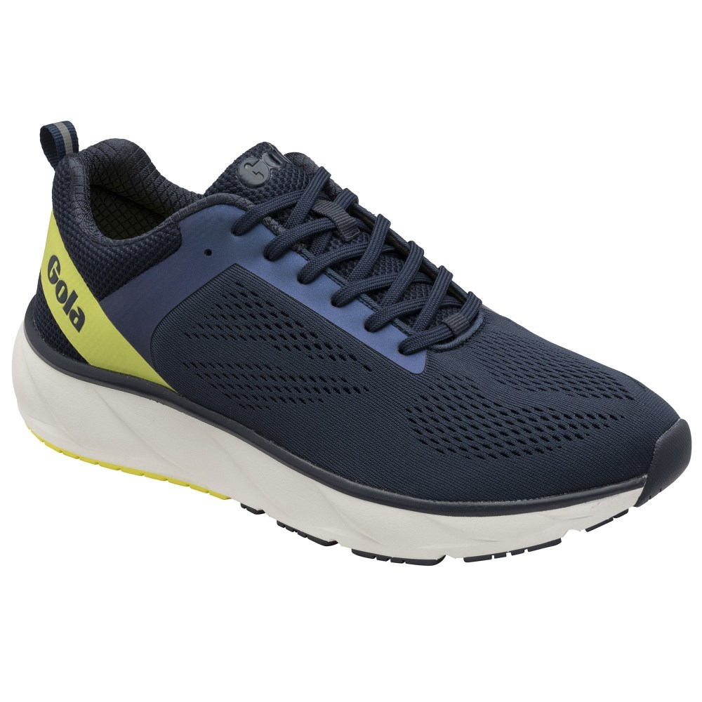 Gola Performance Men's Ultra Speed Sneakers - Navy/Volt