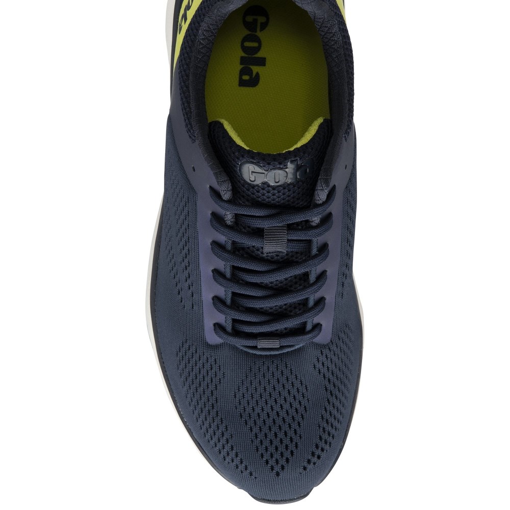 Gola Performance Men's Ultra Speed Sneakers - Navy/Volt