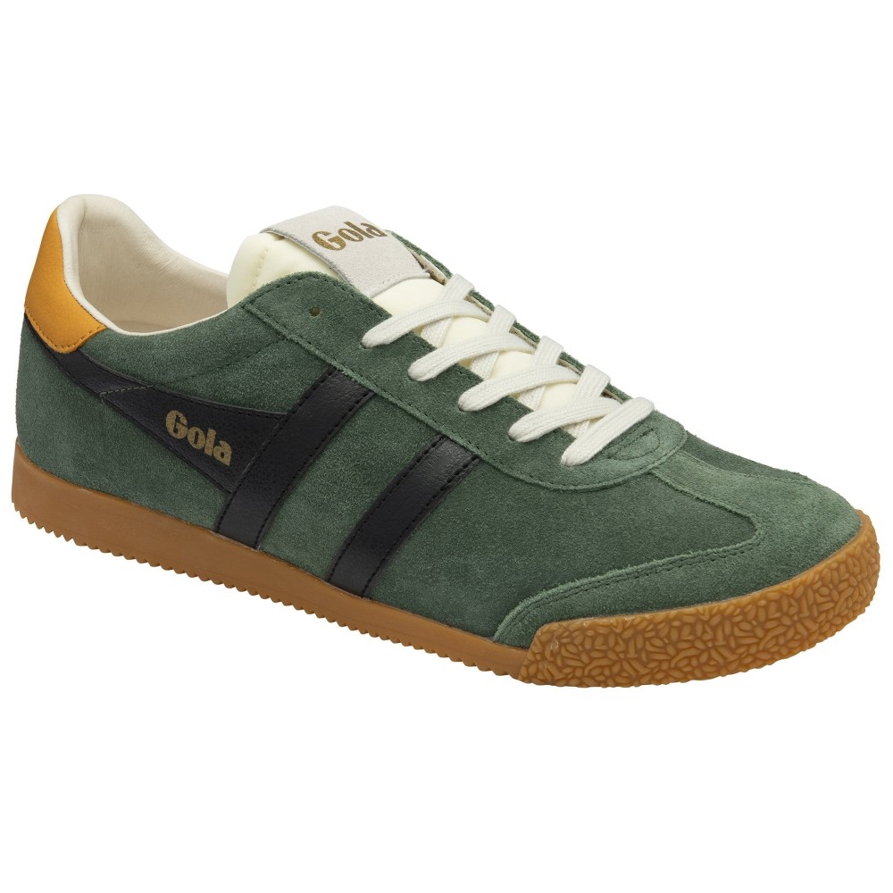 Gola Classics Men's Elan Sneakers - Evergreen/Black/Dark Sun