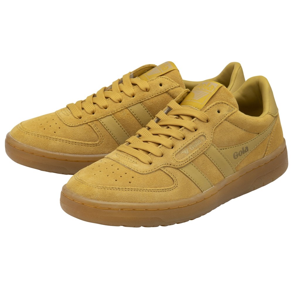 Gola Classics Women's Hawk Suede '86 Sneakers - Mustard/Gum