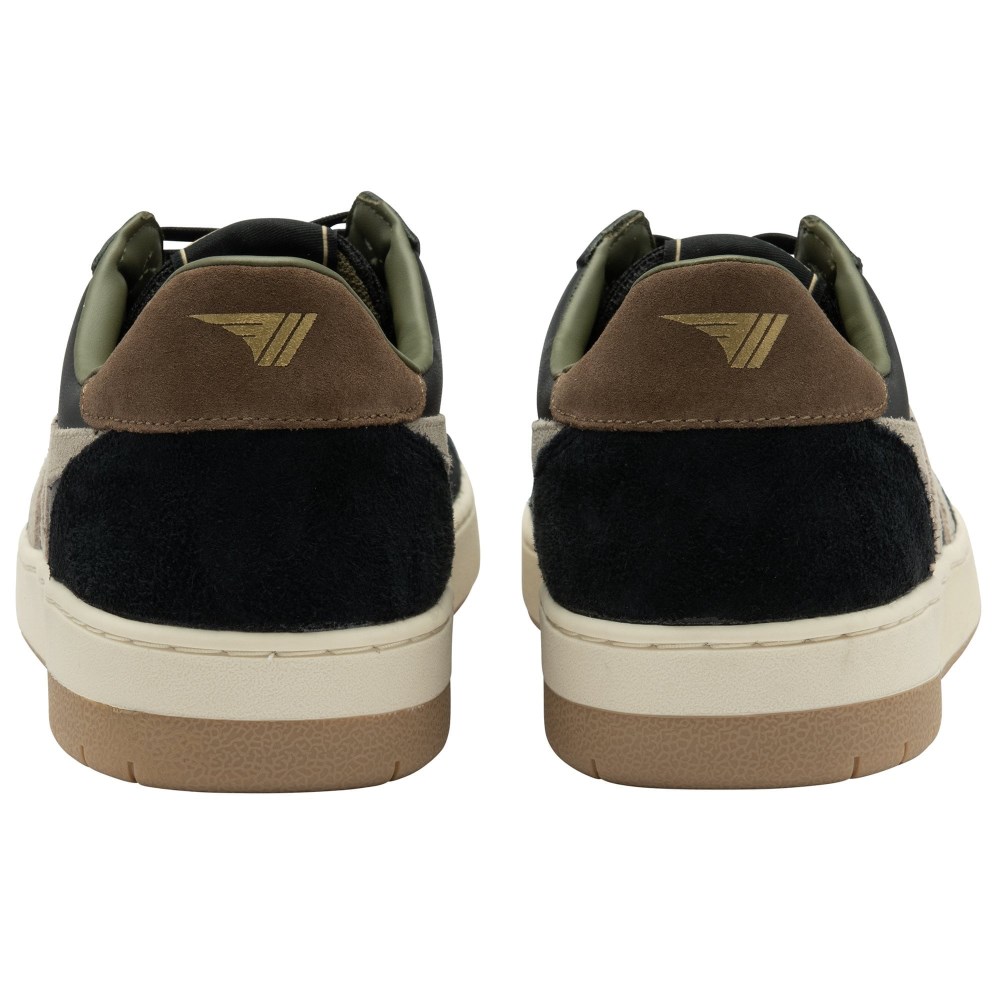 Gola Classics Men's Hawk Sneakers - Black/Feather Grey/Otter