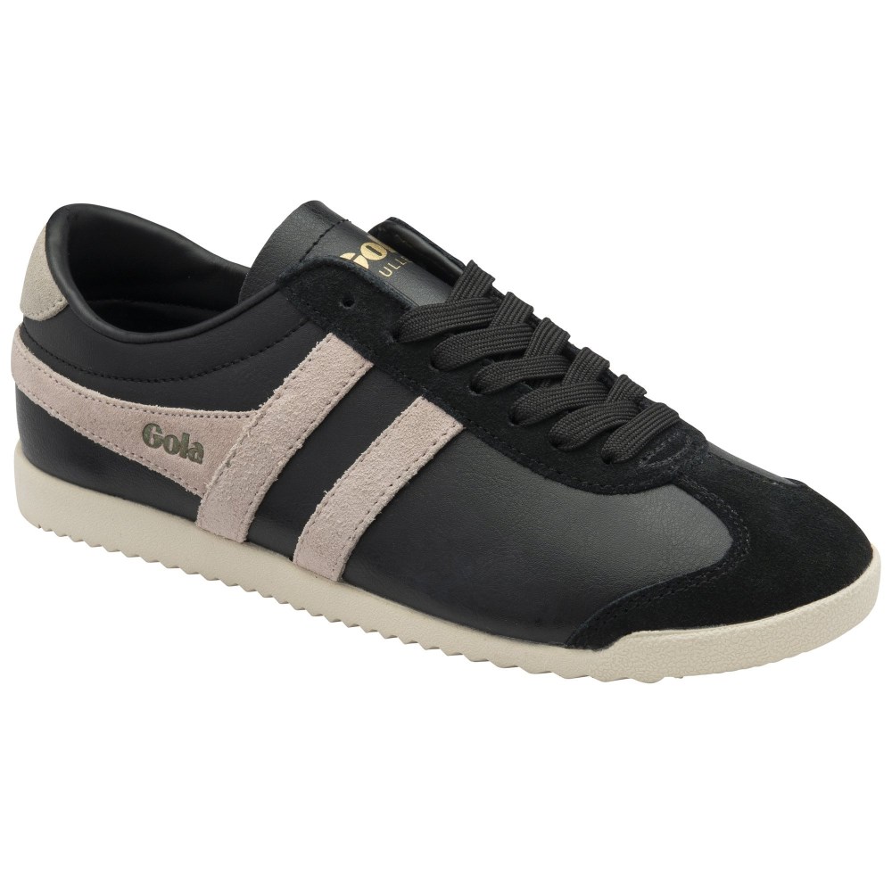 Gola Classics Women's Bullet Pure Sneakers - Black/Rose/Feather Grey