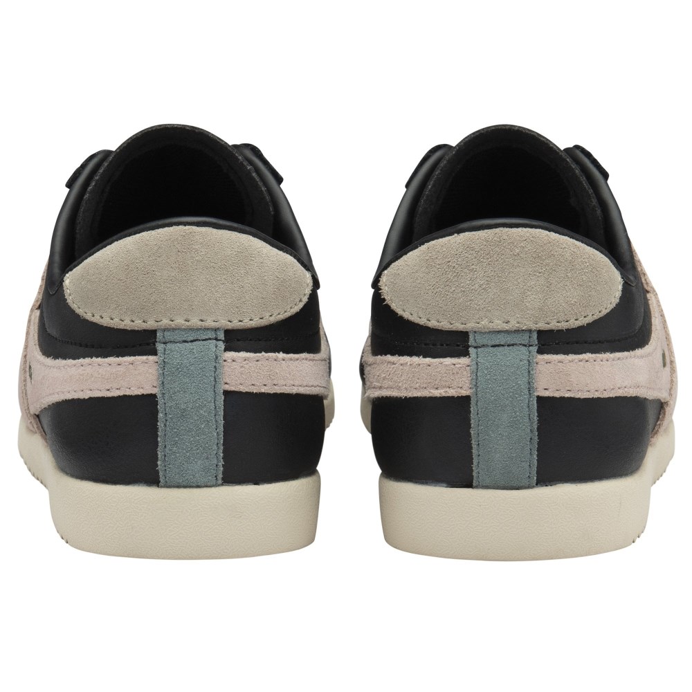 Gola Classics Women's Bullet Pure Sneakers - Black/Rose/Feather Grey