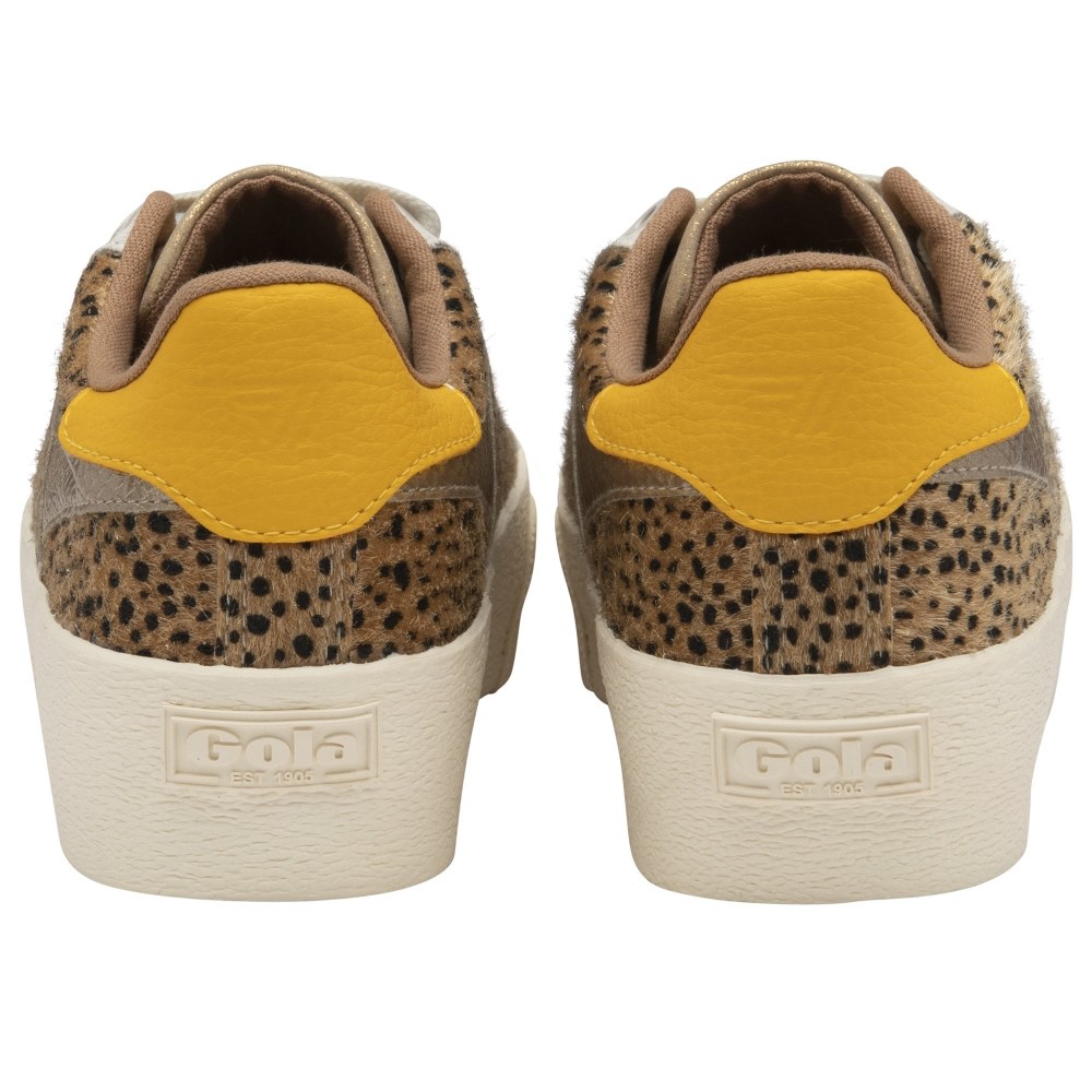 Gola Classics Women's Orchid Platform Tropic - Cheetah/Gold