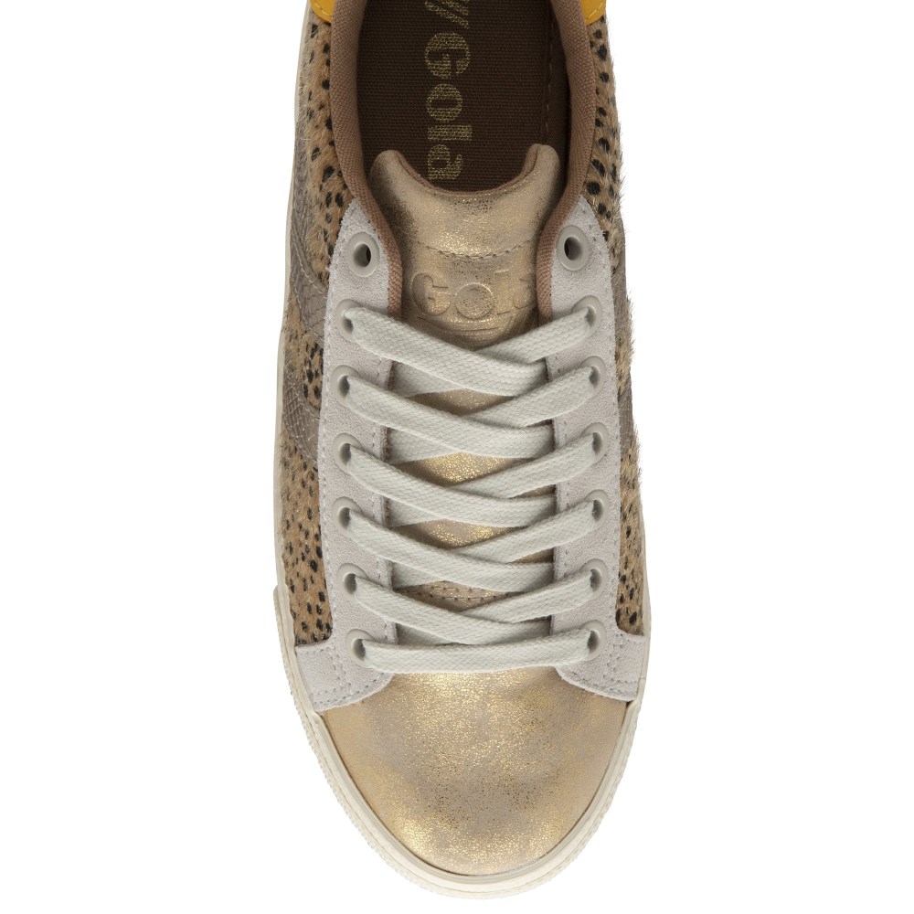 Gola Classics Women's Orchid Platform Tropic - Cheetah/Gold