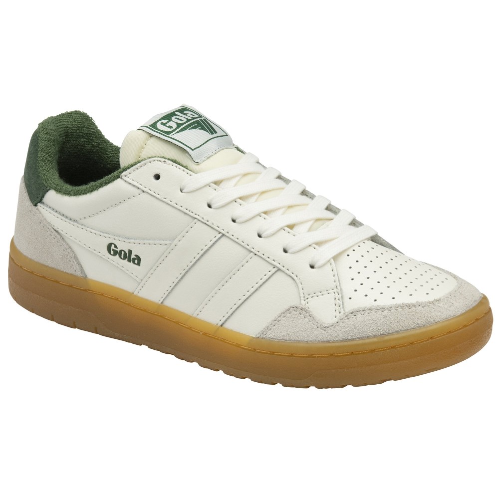 Gola Classics Men's Eagle '86 Sneakers - Off White/Evergreen/Gum