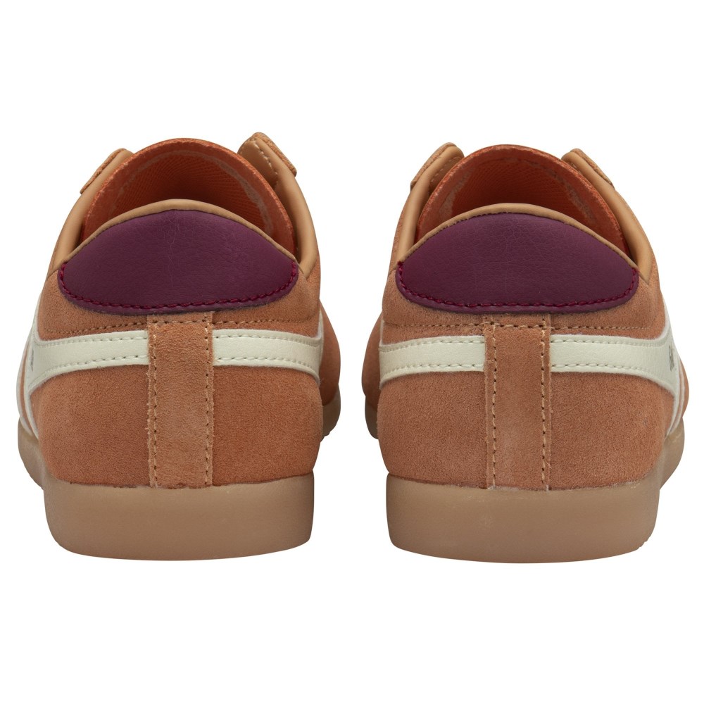 Gola Classics Women's Bullet Suede Sneakers - Terracotta/Off White/Pale Gum