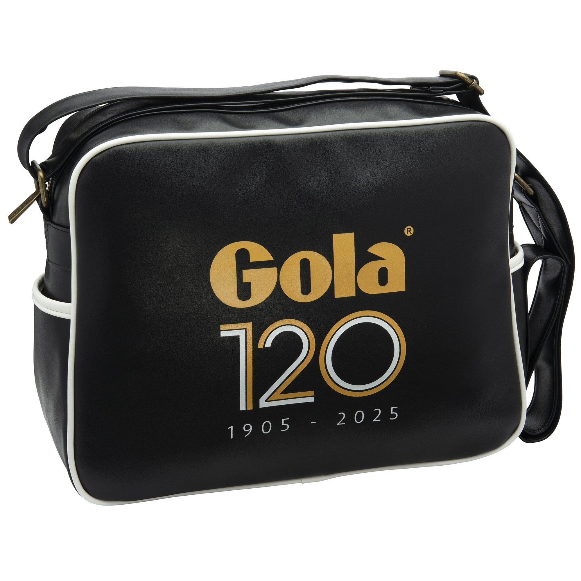 Gola Classics Redford 120 Anniversary Messenger Bag - Black/Sun