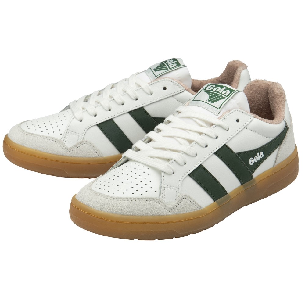 Gola Classics Women's Eagle '86 Sneakers - White/Evergreen/Rose/Gum