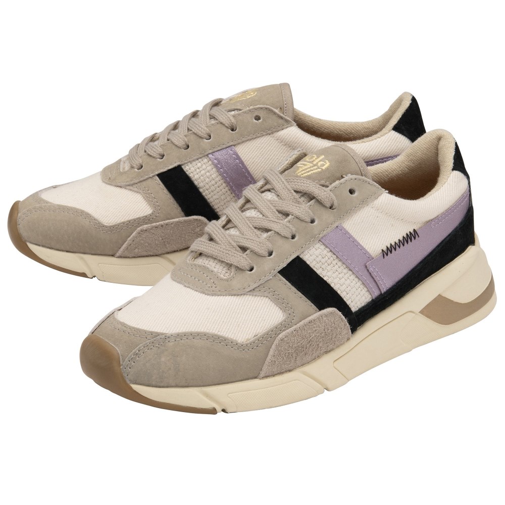 Gola Classics Women's Eclipse Mode Sneakers - Wheat/Feather Grey/Lilac