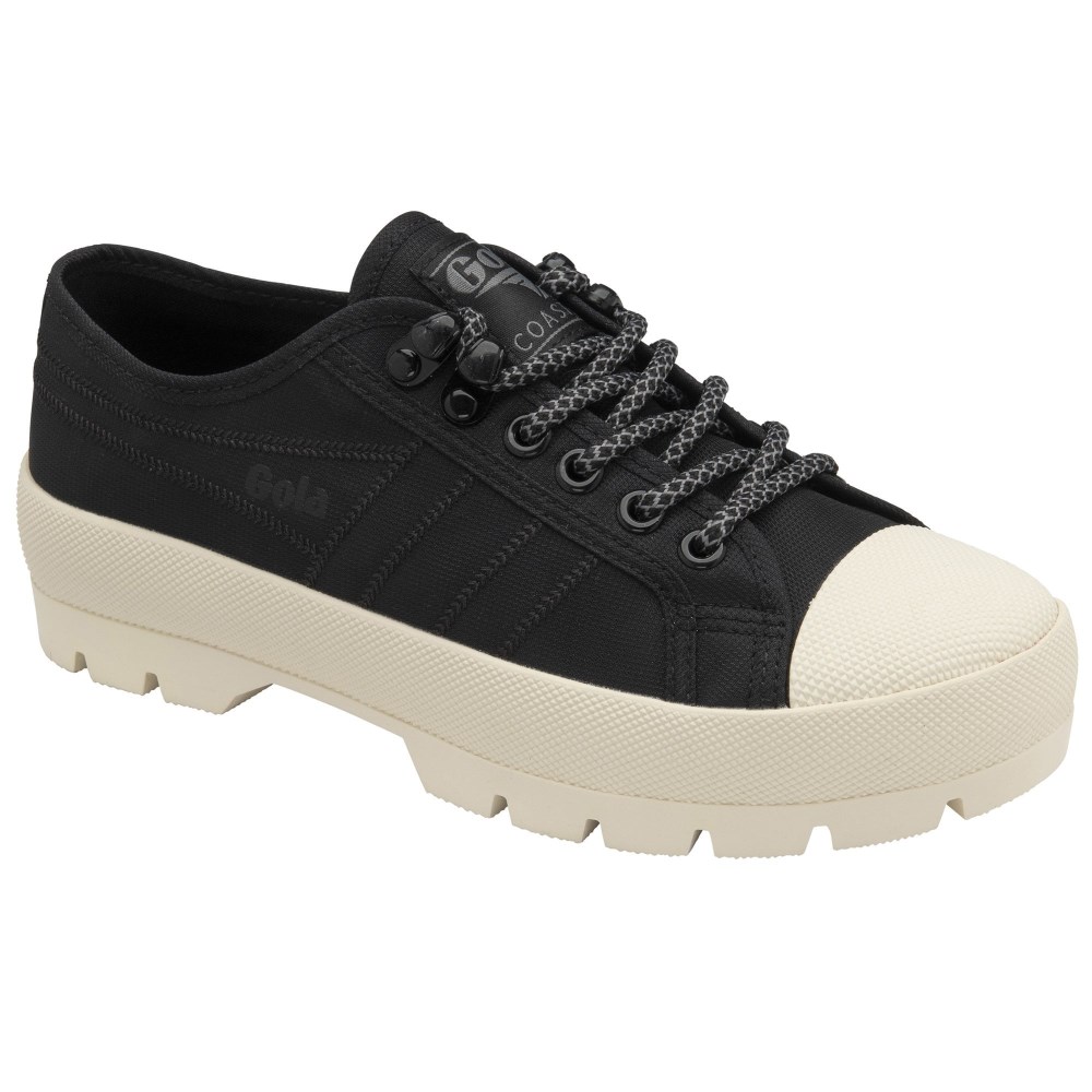 Gola Classics Women's Coaster Peak Hiker Sneakers - Black/Off White