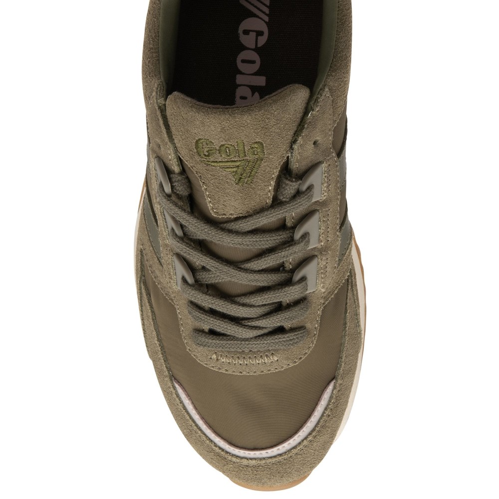 Gola Classics Women's Chicago Sneakers - Khaki/Khaki/Sun