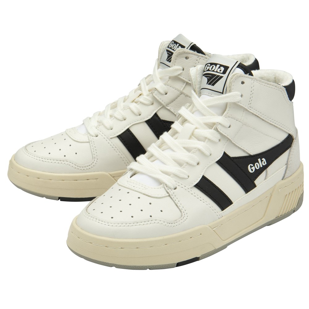 Gola Classics Women's Allcourt High Sneakers - White/Black