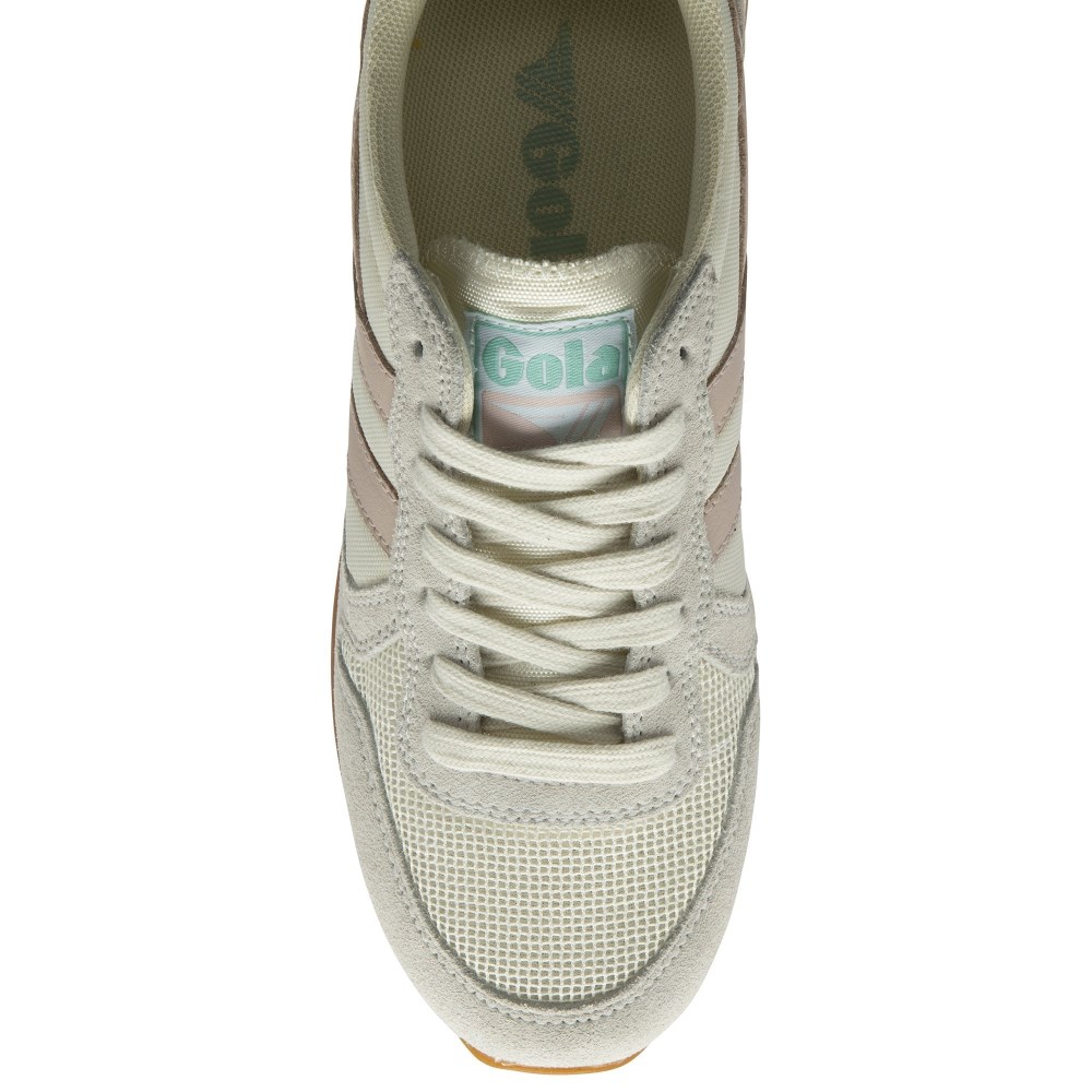 Gola Classics Women's Daytona Sneakers - Off White/Rose/Surf
