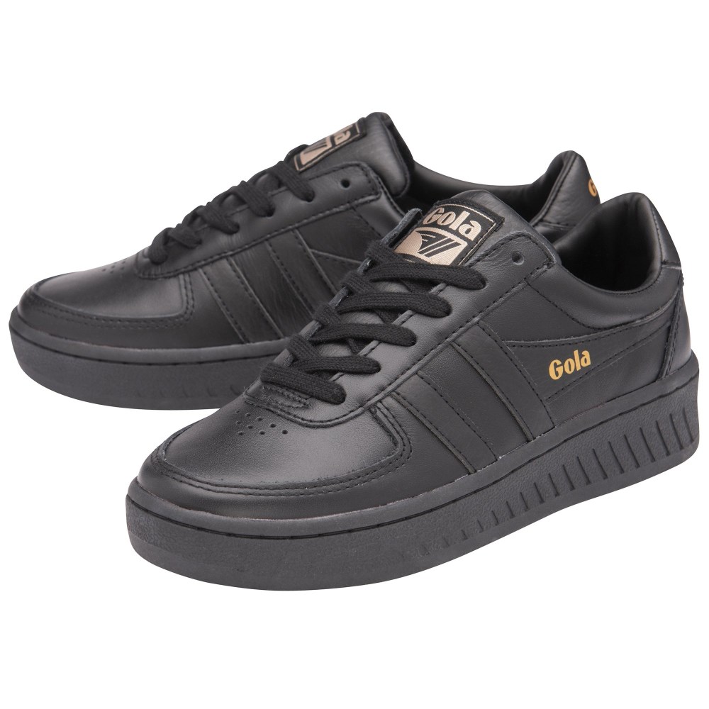 Gola Classics Women's Grandslam Leather Sneakers - Black