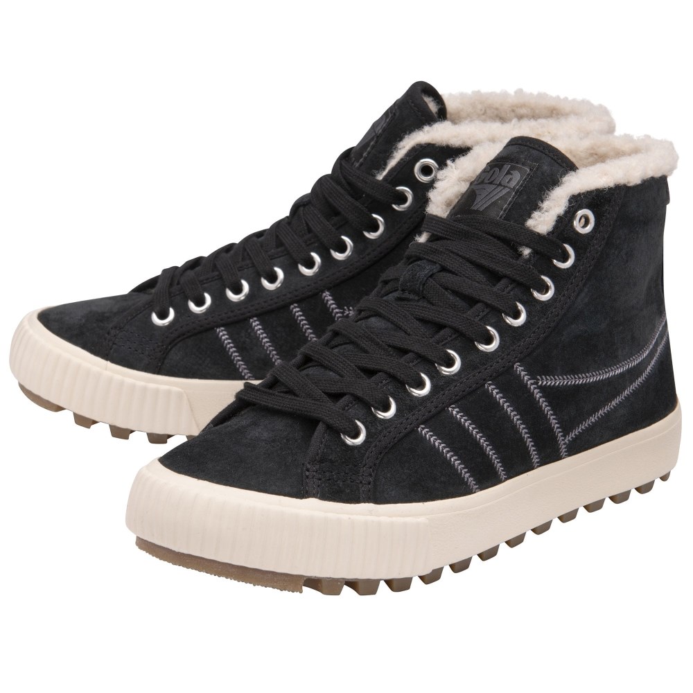 Gola Classics Women's Nordic High Plimsolls - Black