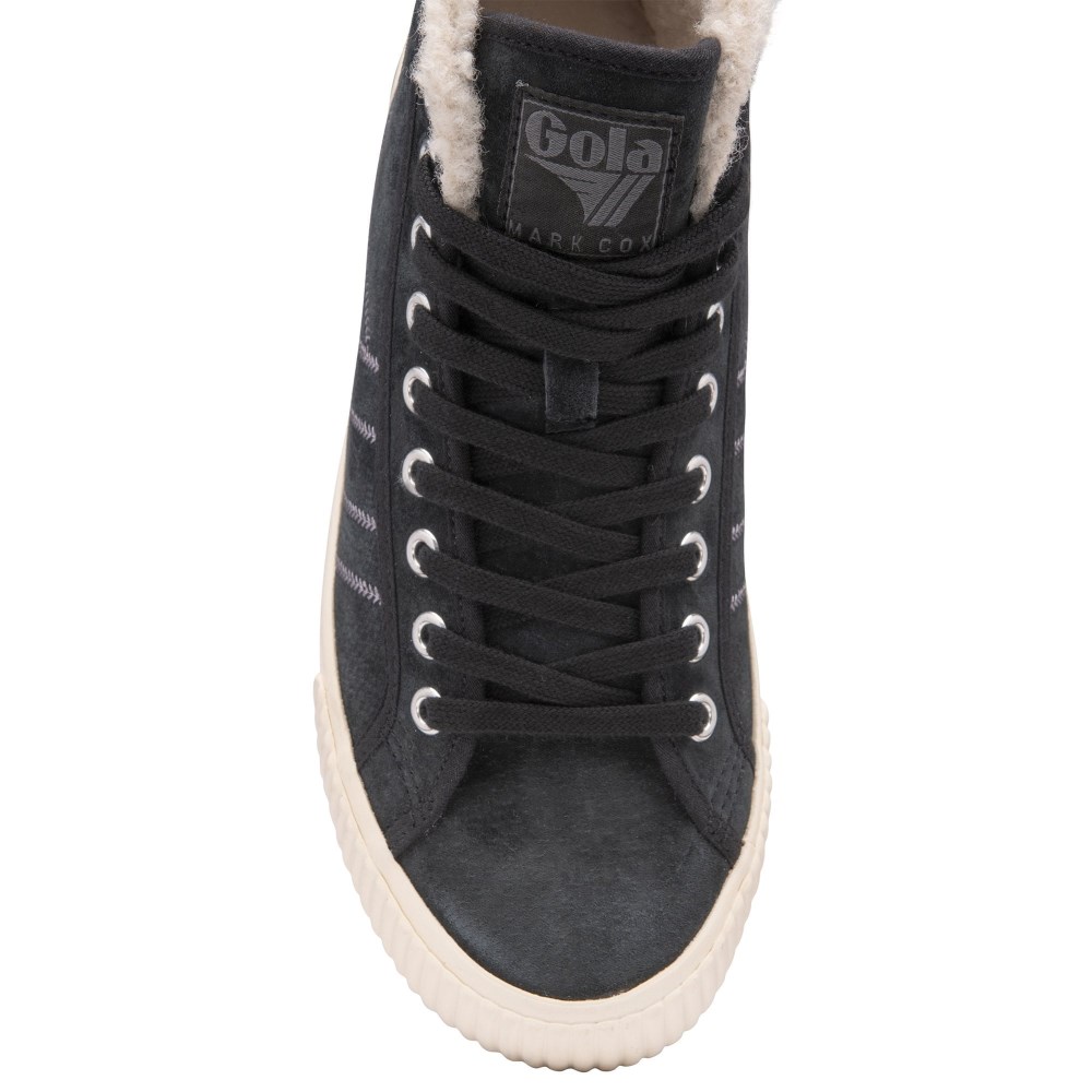 Gola Classics Women's Nordic High Plimsolls - Black