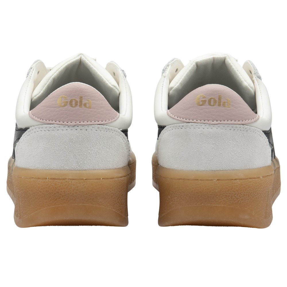 Gola Classics Women's Grandslam Elite Sneakers - White/Black/Chalk Pink/Gum