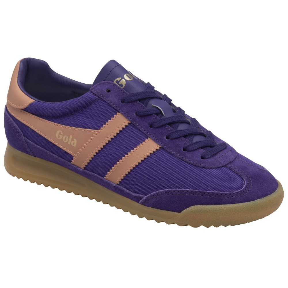 Gola Classics Women's Tornado Sneakers - Royal Purple/Terracotta